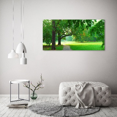 Wandbild Park im Herbst