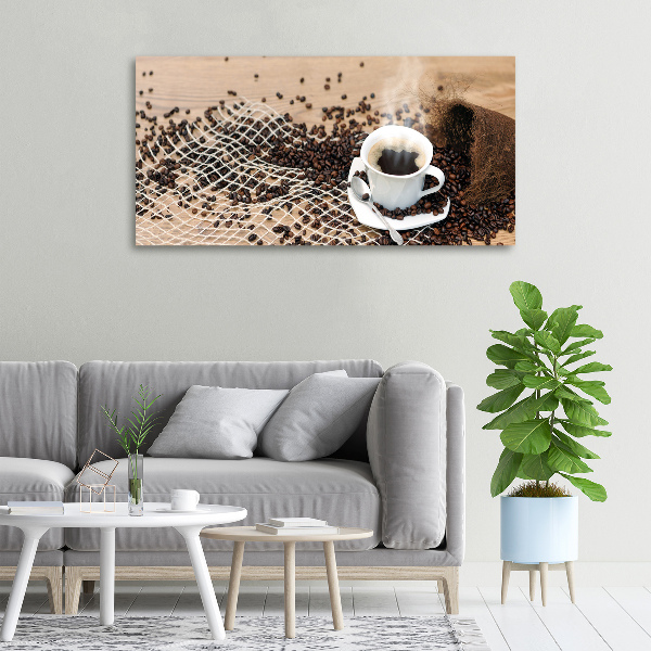 Wandbild Kaffee und Kaffeebohnen
