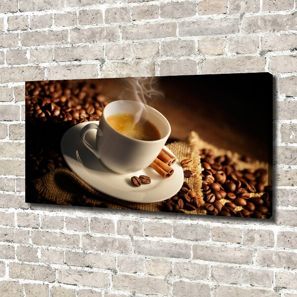 Bild auf leinwand Kaffee in einer Tasse