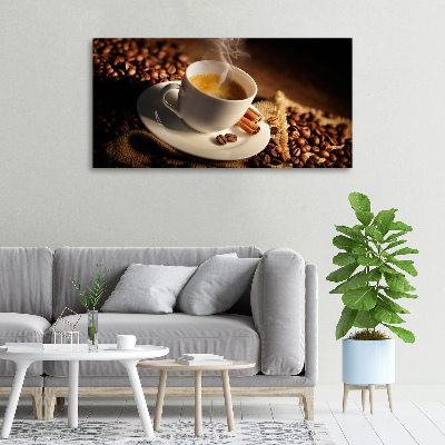 Bild auf leinwand Kaffee in einer Tasse