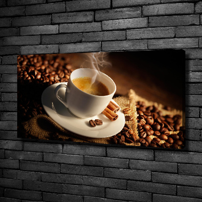 Bild auf leinwand Kaffee in einer Tasse