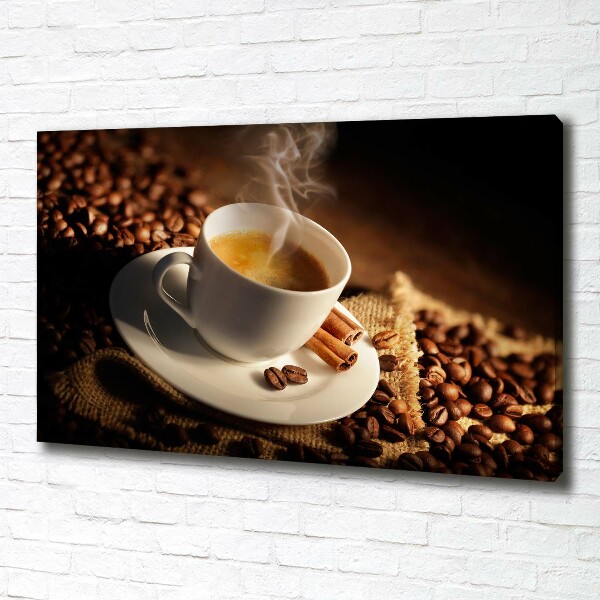 Bild auf leinwand Kaffee in einer Tasse