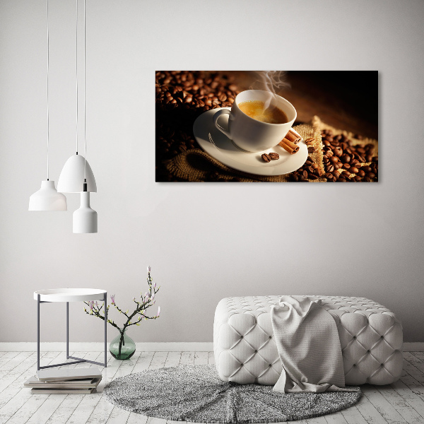 Bild auf leinwand Kaffee in einer Tasse