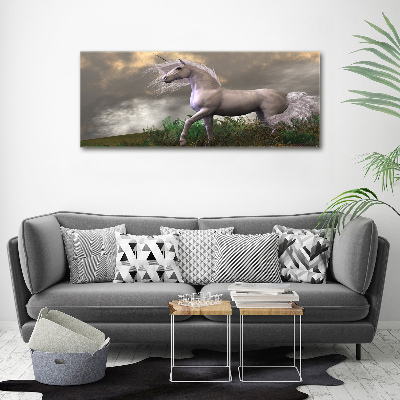 Bild auf leinwand Graues Einhorn