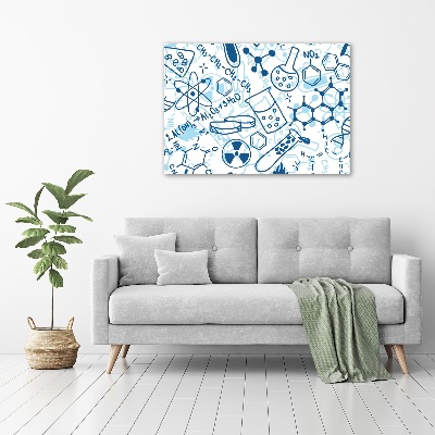 Wandbild Hintergrund in Chemie