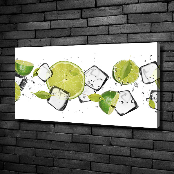 Fotobild Limette mit Eis