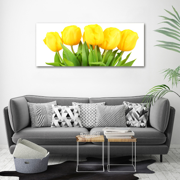 Bild auf leinwand Gelbe Tulpen