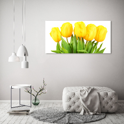 Bild auf leinwand Gelbe Tulpen
