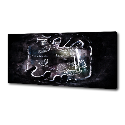 Wandbild Schmetterlinge im Glas