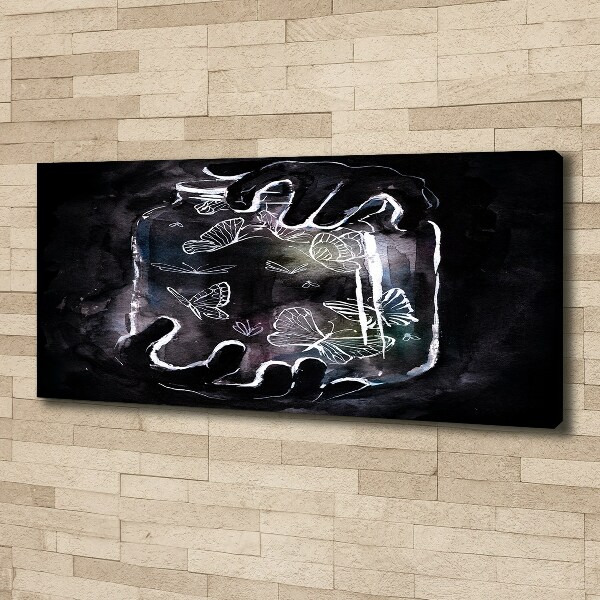 Wandbild Schmetterlinge im Glas