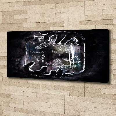 Wandbild Schmetterlinge im Glas