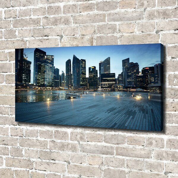 Fotobild Singapur bei Nacht