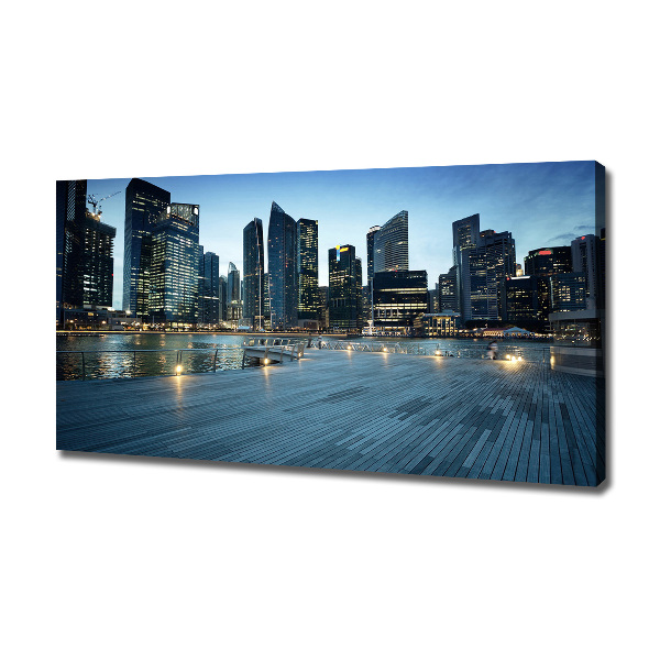 Fotobild Singapur bei Nacht