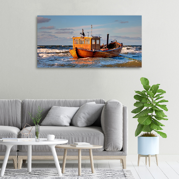 Wandbild Fischerboot