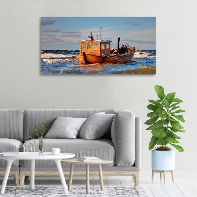 Wandbild Fischerboot