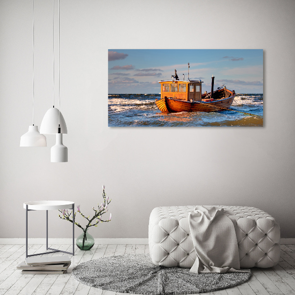 Wandbild Fischerboot