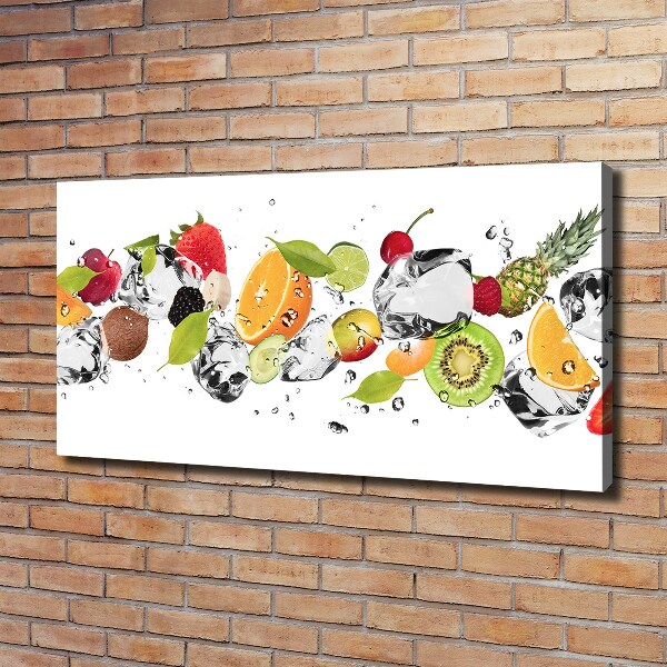 Bild auf leinwand Obst und Wasser