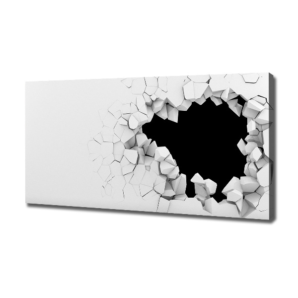 Wandbild Loch in der Wand