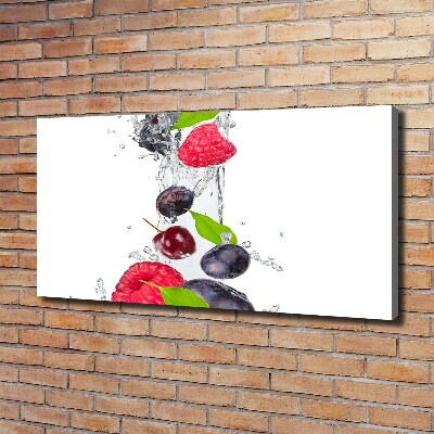 Bild auf leinwand Obst und Wasser