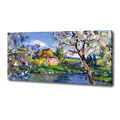 Wandbild Frühlingslandschaft