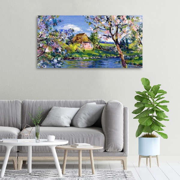 Wandbild Frühlingslandschaft