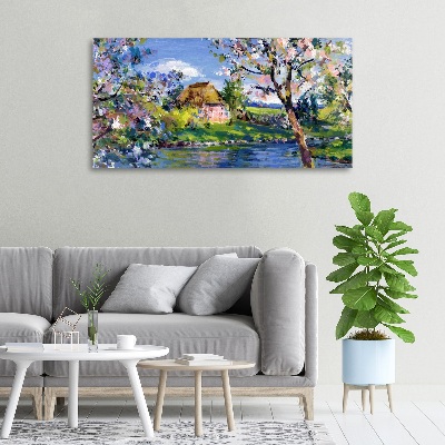 Wandbild Frühlingslandschaft