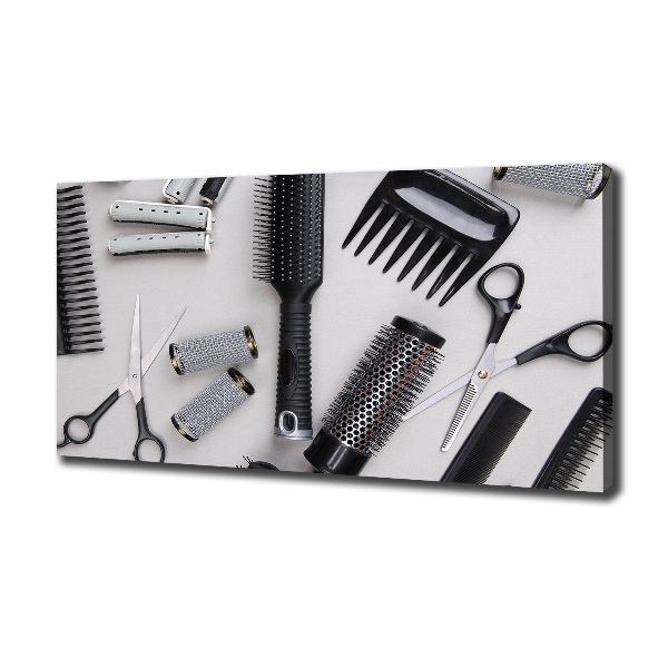Wandbild Friseurwerkzeuge