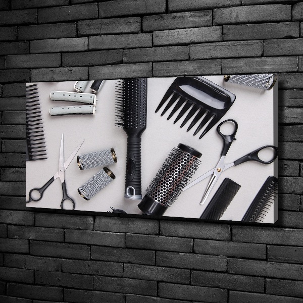Wandbild Friseurwerkzeuge