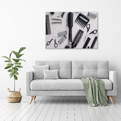 Wandbild Friseurwerkzeuge