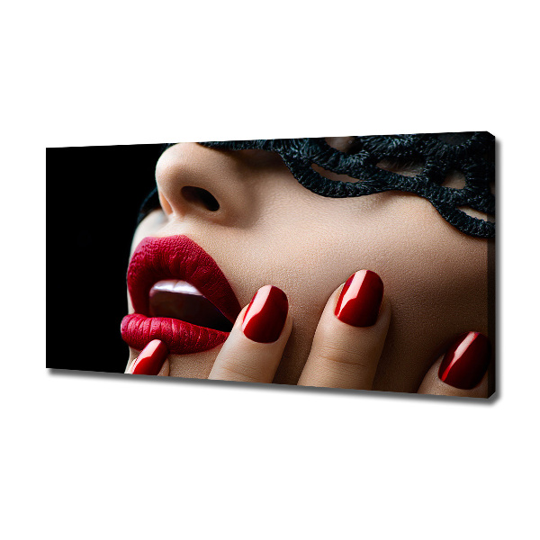 Wandbild Spitzenmaske