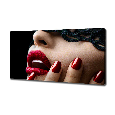 Wandbild Spitzenmaske