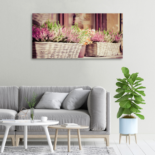Wandbild Lavendel im Topf