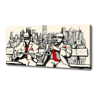 Bild auf leinwand New York Jazz