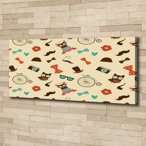 Fotobild Hipster-Eulen