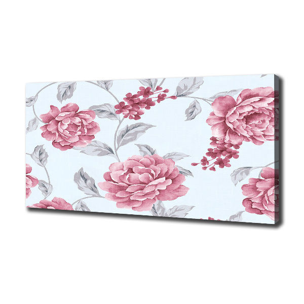 Wandbild Pfingstrosen