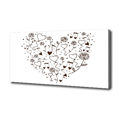 Bild auf leinwand Herz
