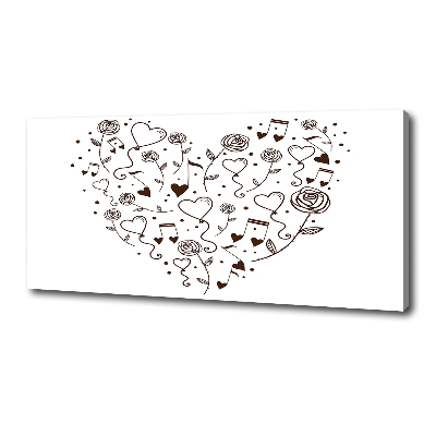 Bild auf leinwand Herz