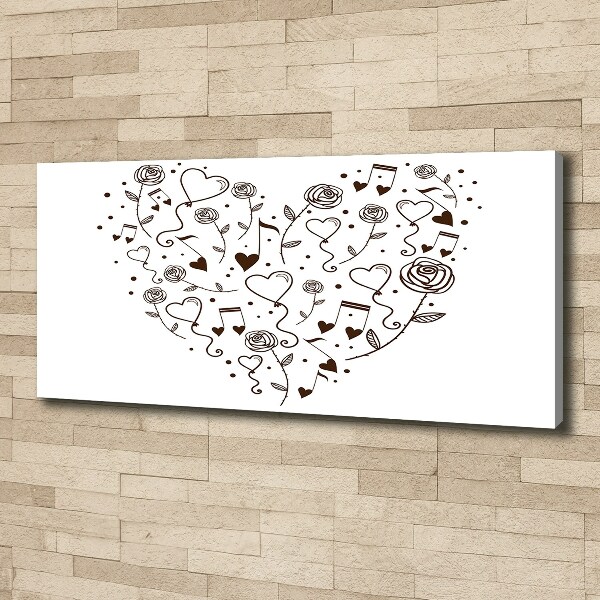 Bild auf leinwand Herz