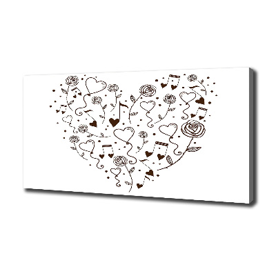 Bild auf leinwand Herz