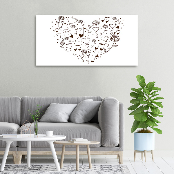 Bild auf leinwand Herz