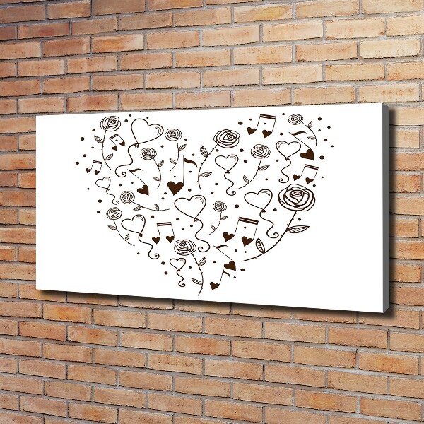 Bild auf leinwand Herz