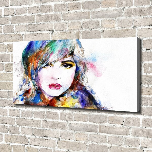 Wandbild Frauengesicht