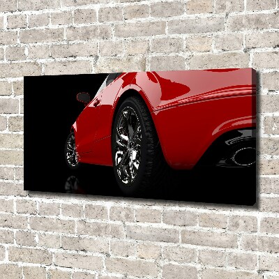Bild auf leinwand Rotes Auto