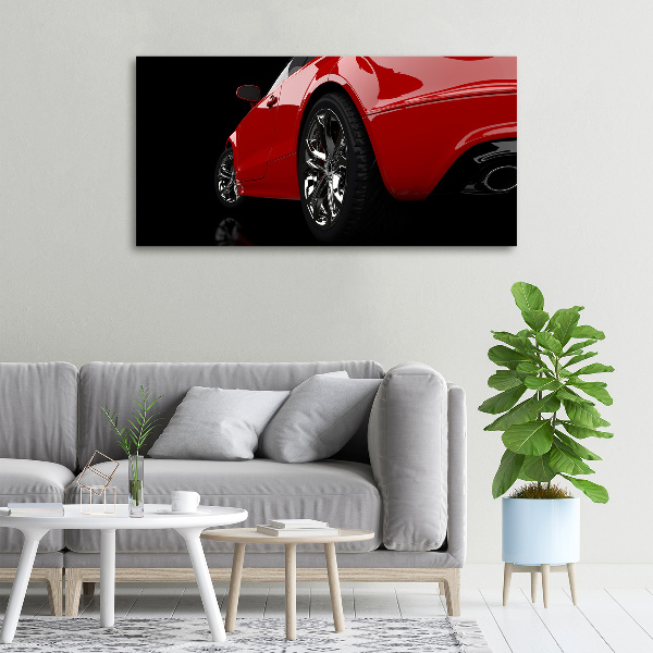 Bild auf leinwand Rotes Auto