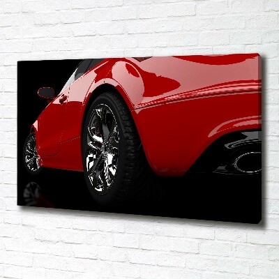 Bild auf leinwand Rotes Auto