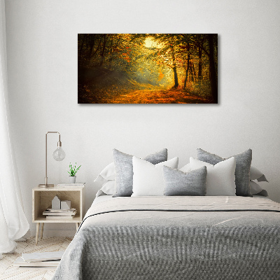 Wandbild Wald im Herbst