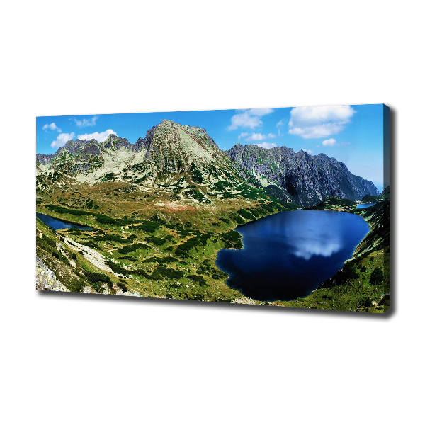 Bild auf leinwand Ein Tal in den Bergen