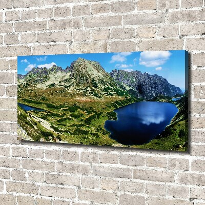 Bild auf leinwand Ein Tal in den Bergen