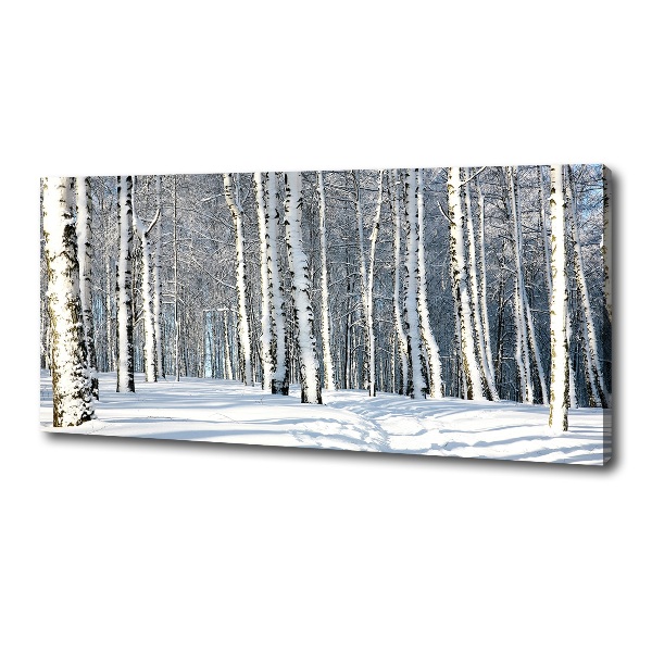Wandbild Wald im Winter