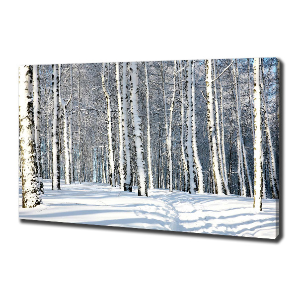 Wandbild Wald im Winter